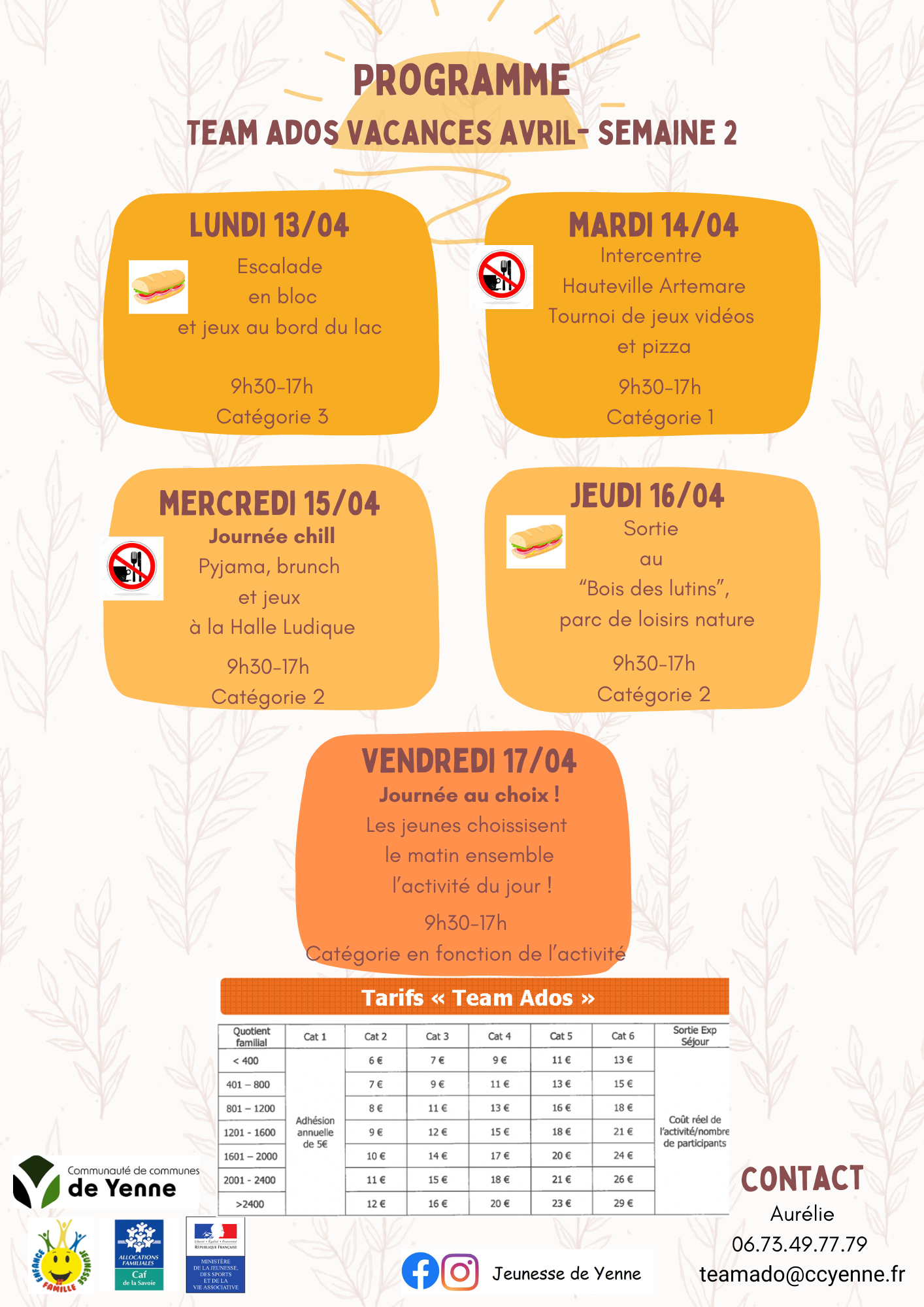 programme-vacances-team